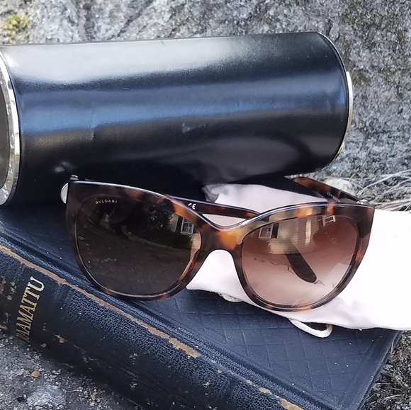 FLASH SALE 2 HOURS!!!  BVLGARI Havana Tortoise Gradient Polarized - Picture 2 of 8